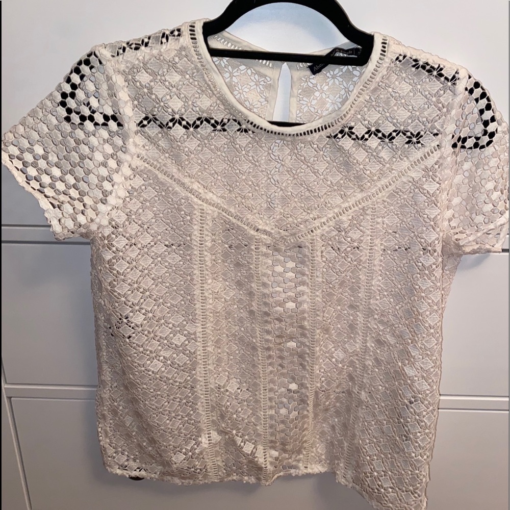 Women’s Abercrombie & Fitch crochet top.